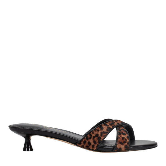 Tracey Slide Dress Sandal - Leopard | Marc Fisher