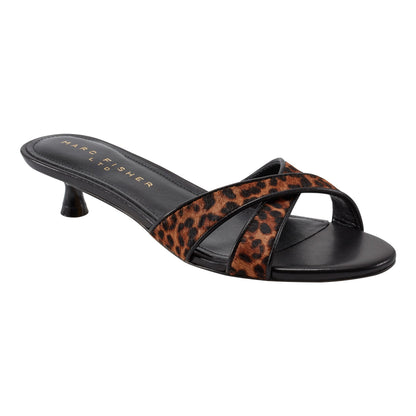 Tracey Slide Dress Sandal - Leopard | Marc Fisher