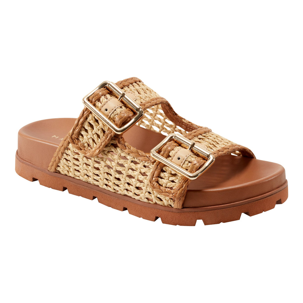 Mylan Footbed Sandal - Natural | Marc Fisher