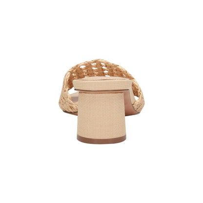 Jazmine Dress Slide Sandal - Natural Raffia | Marc Fisher