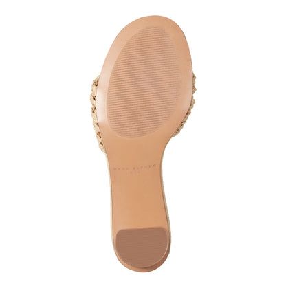 Jazmine Dress Slide Sandal - Natural Raffia | Marc Fisher