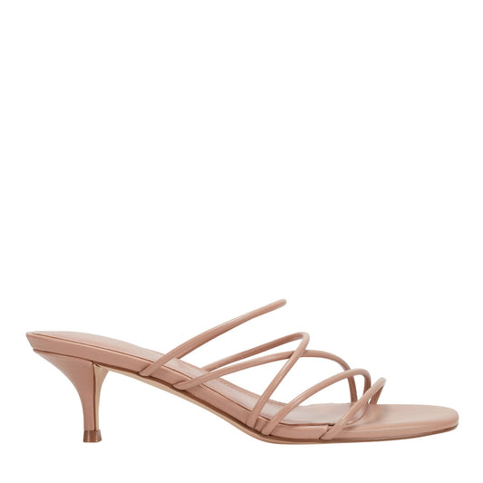 Banna Strappy Leather Dress Sandal - Natural Leather | Marc Fisher