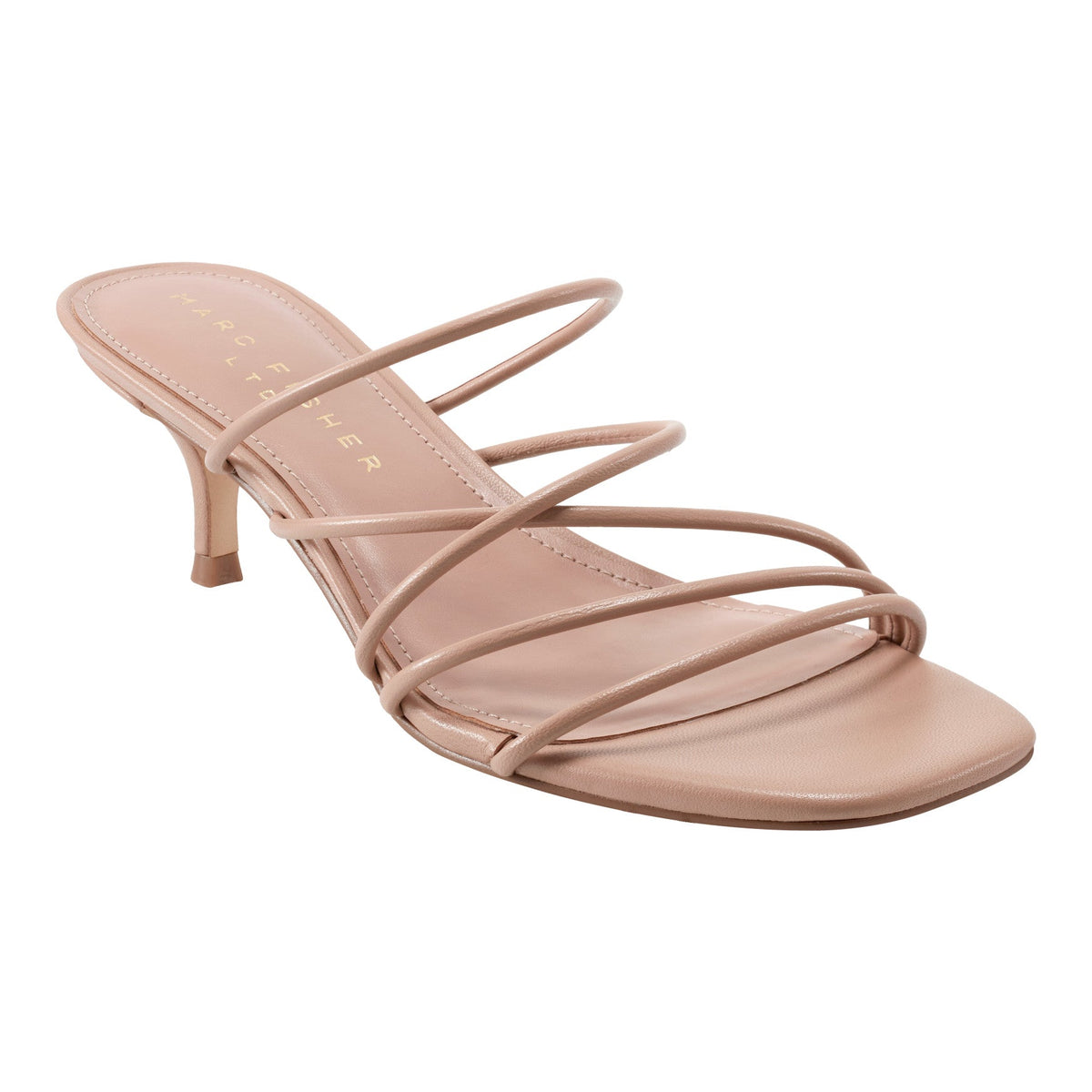 Banna Strappy Leather Dress Sandal - Natural Leather | Marc Fisher