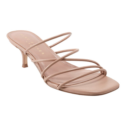 Banna Strappy Leather Dress Sandal - Natural Leather | Marc Fisher