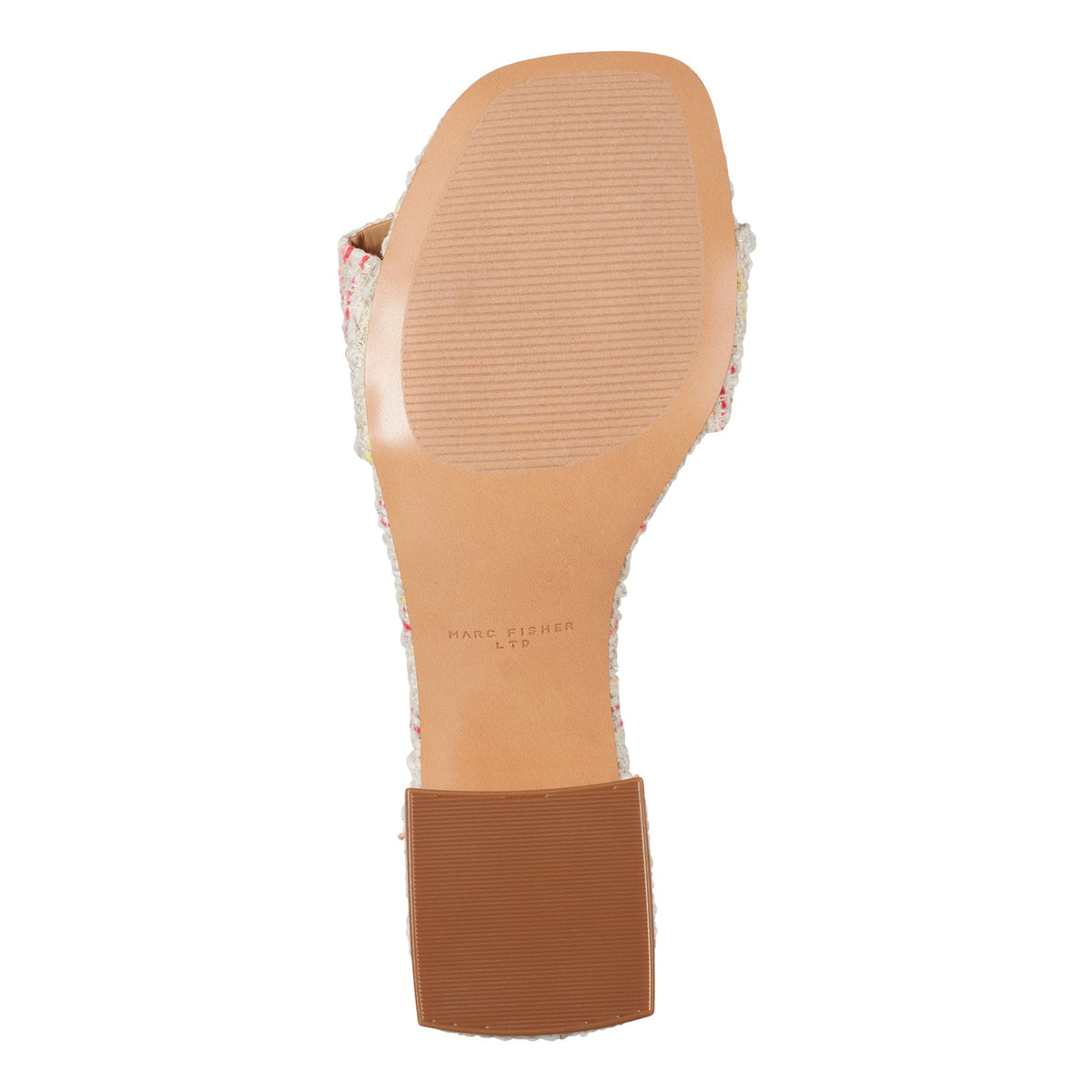 Olysa Slide Dress Sandal - Red/Cream Stripe | Marc Fisher
