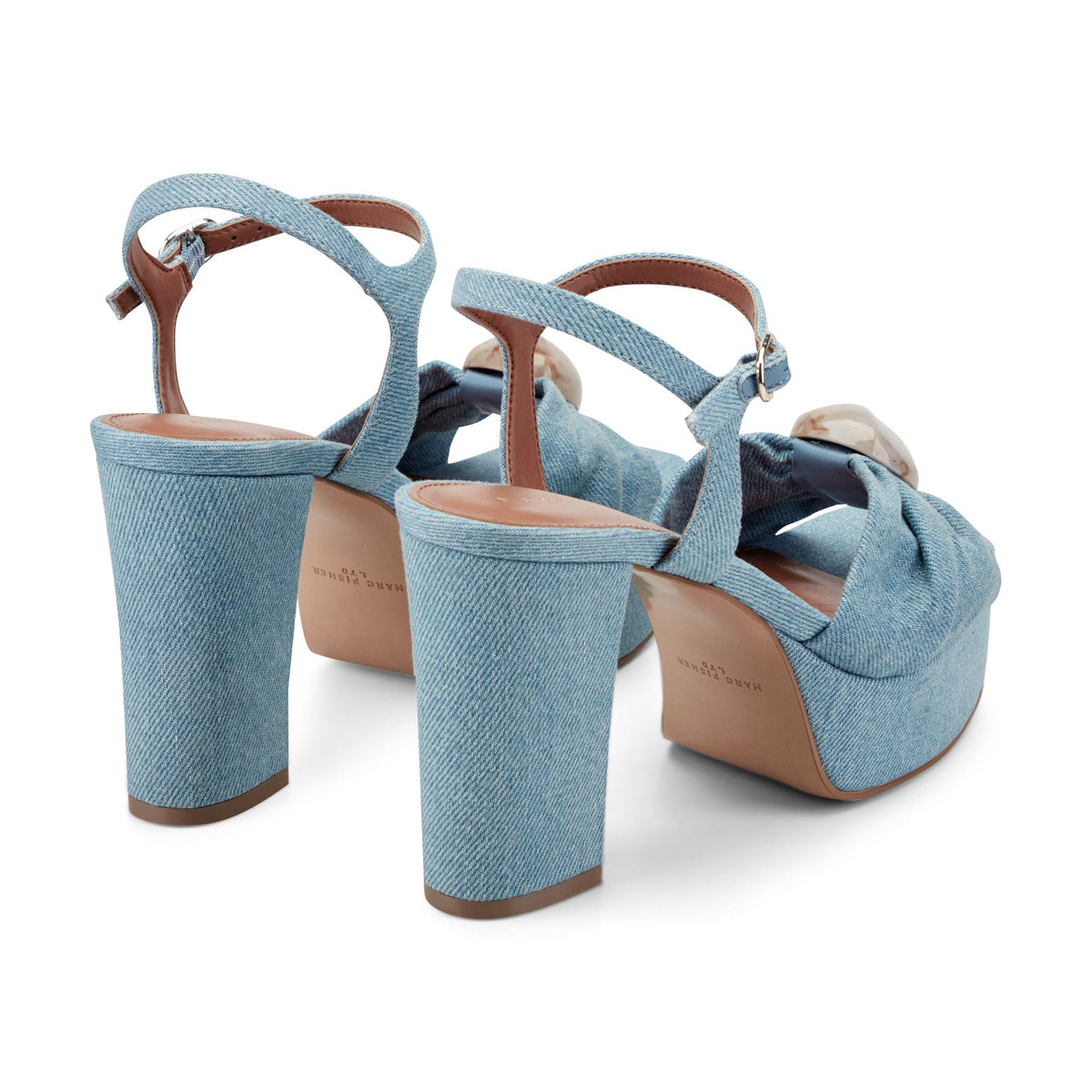 Candey Platform Sandal - Denim | Marc Fisher
