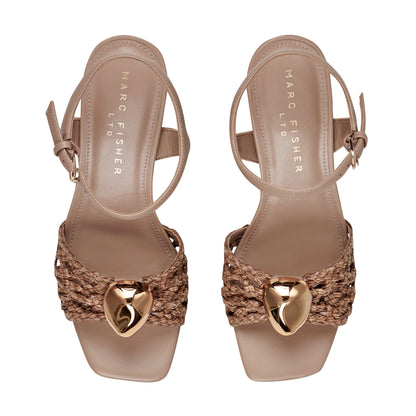 Cabell Platform Sandal - Natural | Marc Fisher