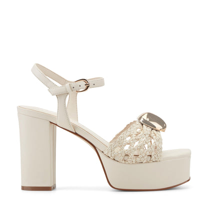 Cabell Platform Sandal - Chic Cream | Marc Fisher