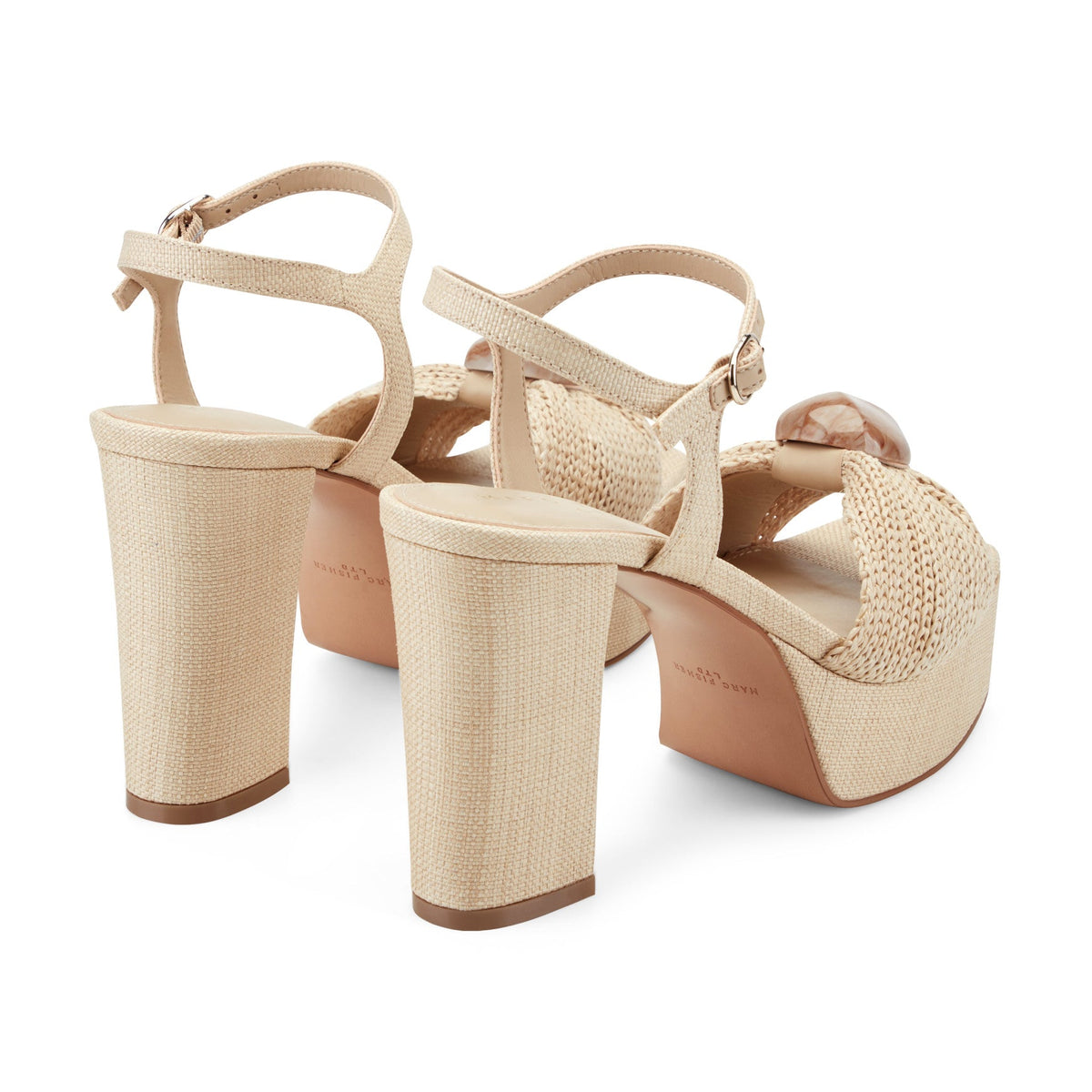 Candey Platform Sandal - Natural | Marc Fisher