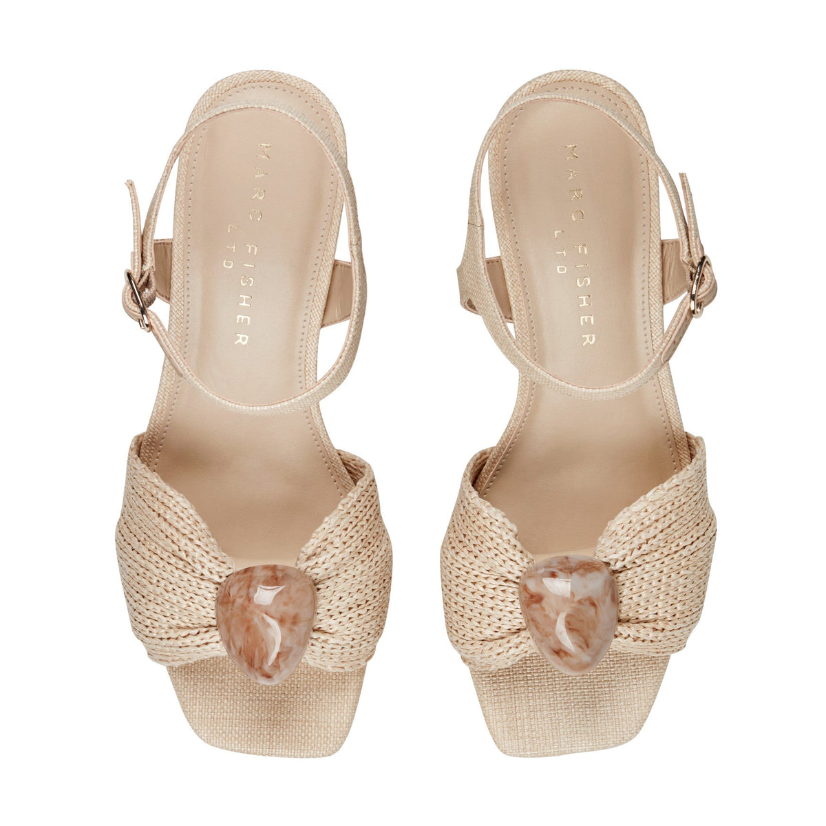 Candey Platform Sandal - Natural | Marc Fisher