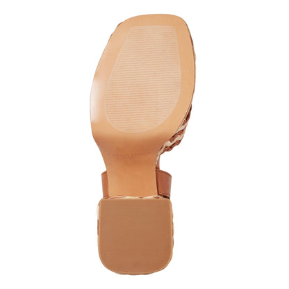 Juliey Platform Sandal - Natural/Brown | Marc Fisher