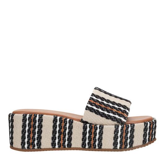 Daylin Flatform Sandal - Multi Stripe | Marc Fisher