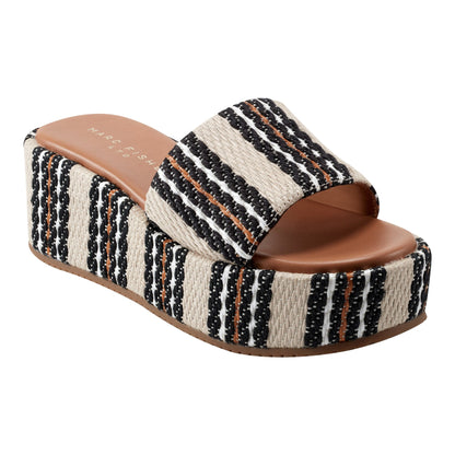 Daylin Flatform Sandal - Multi Stripe | Marc Fisher
