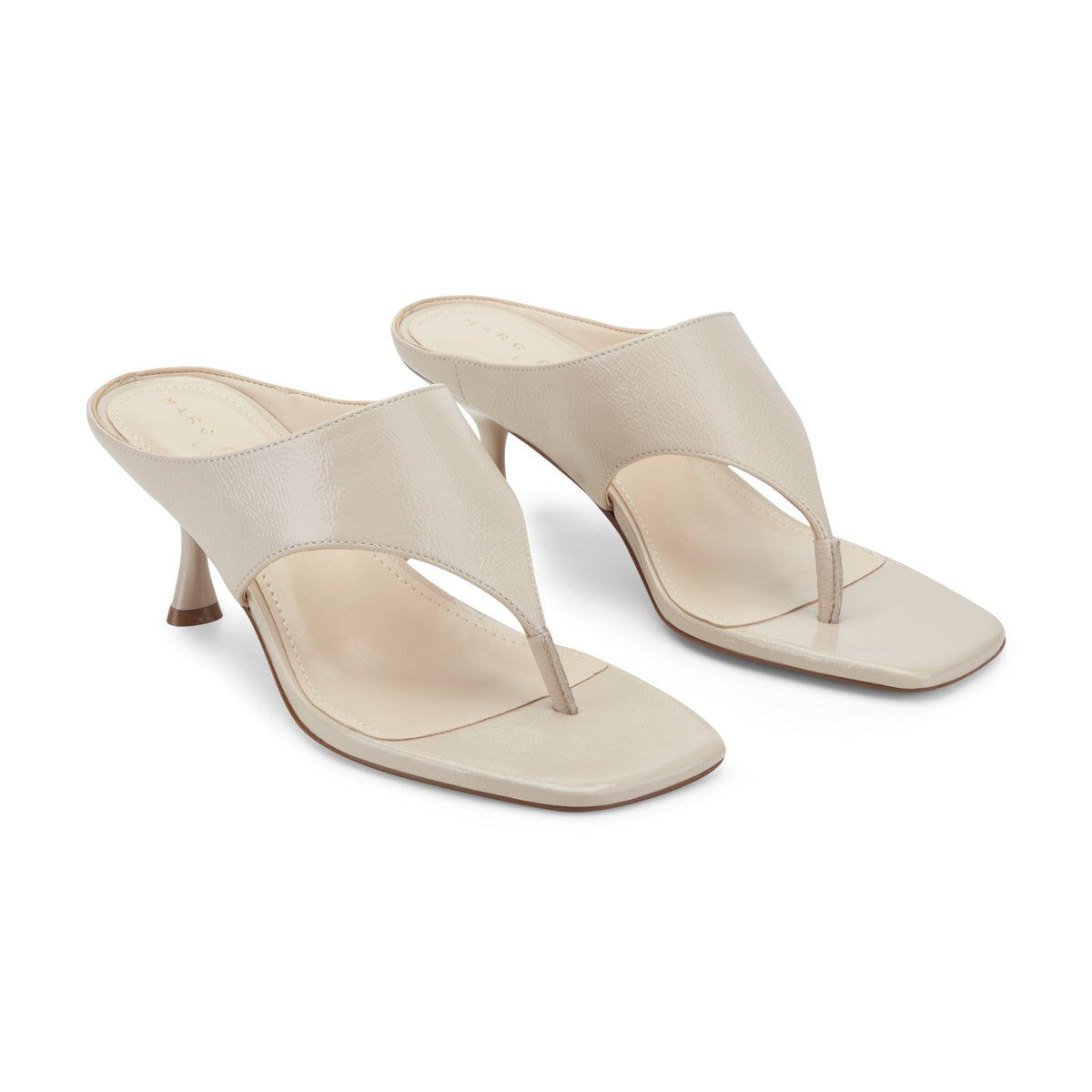 Adia Leather Thong Sandal - Ivory Leather | Marc Fisher