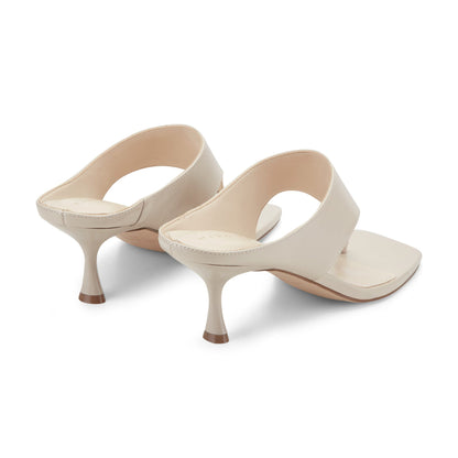 Adia Leather Thong Sandal - Ivory Leather | Marc Fisher