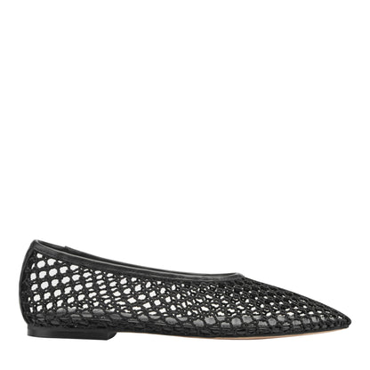 Jazlyn Mesh Ballet Flat - Black Mesh | Marc Fisher