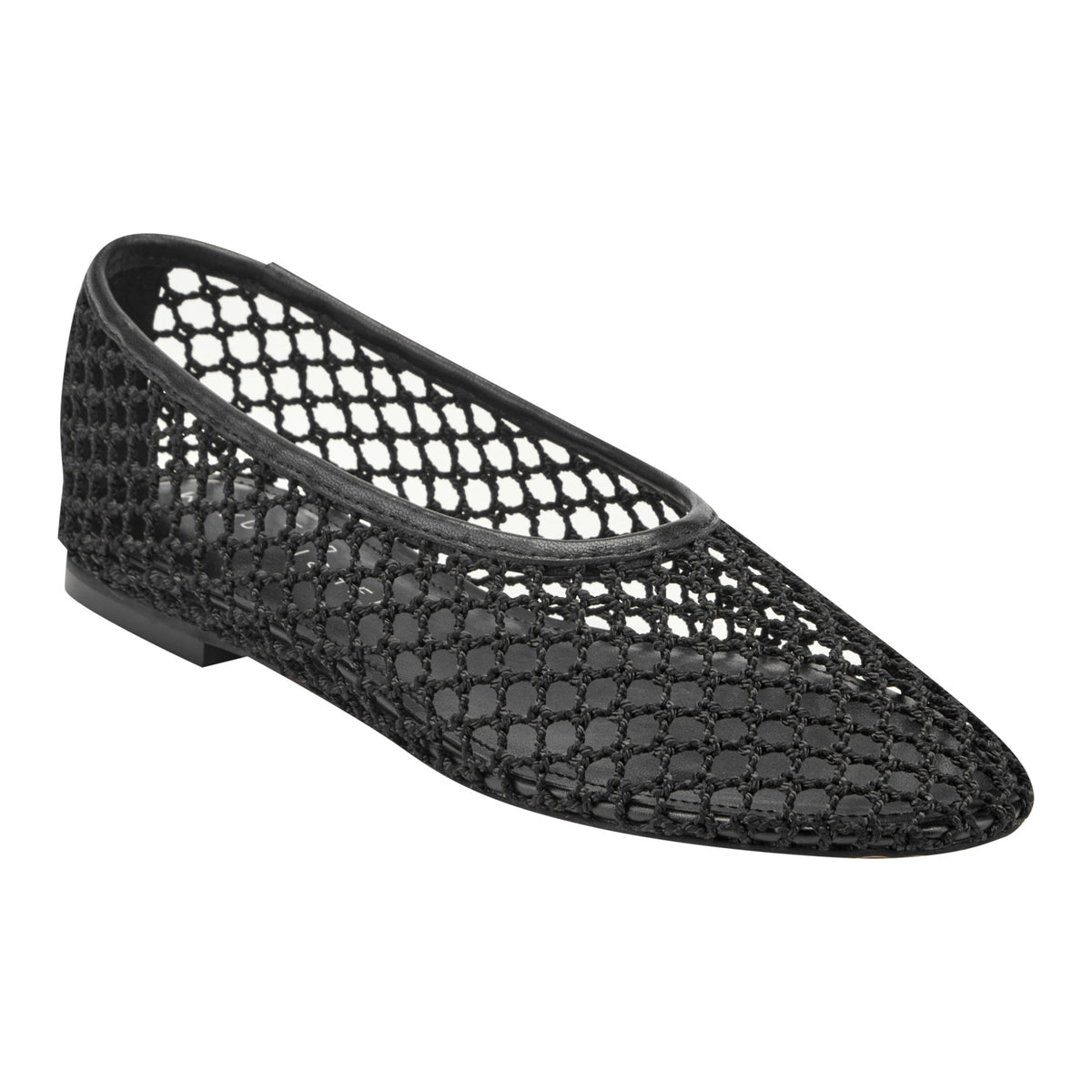 Jazlyn Mesh Ballet Flat - Black Mesh | Marc Fisher