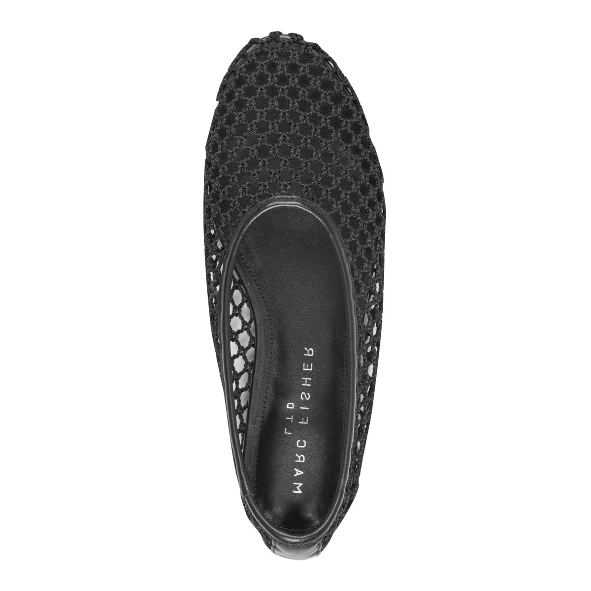 Jazlyn Mesh Ballet Flat - Black Mesh | Marc Fisher