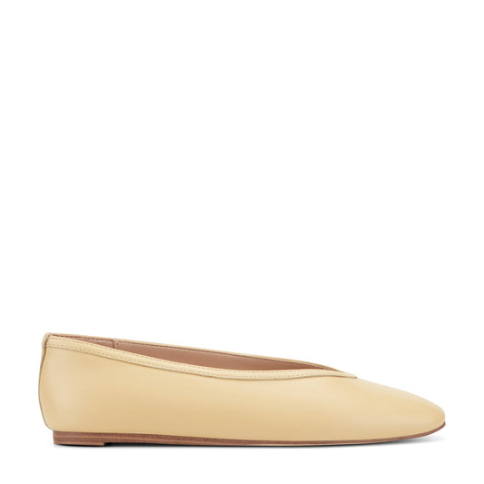 Gradi Leather Ballet Flat - Yellow Leather | Marc Fisher