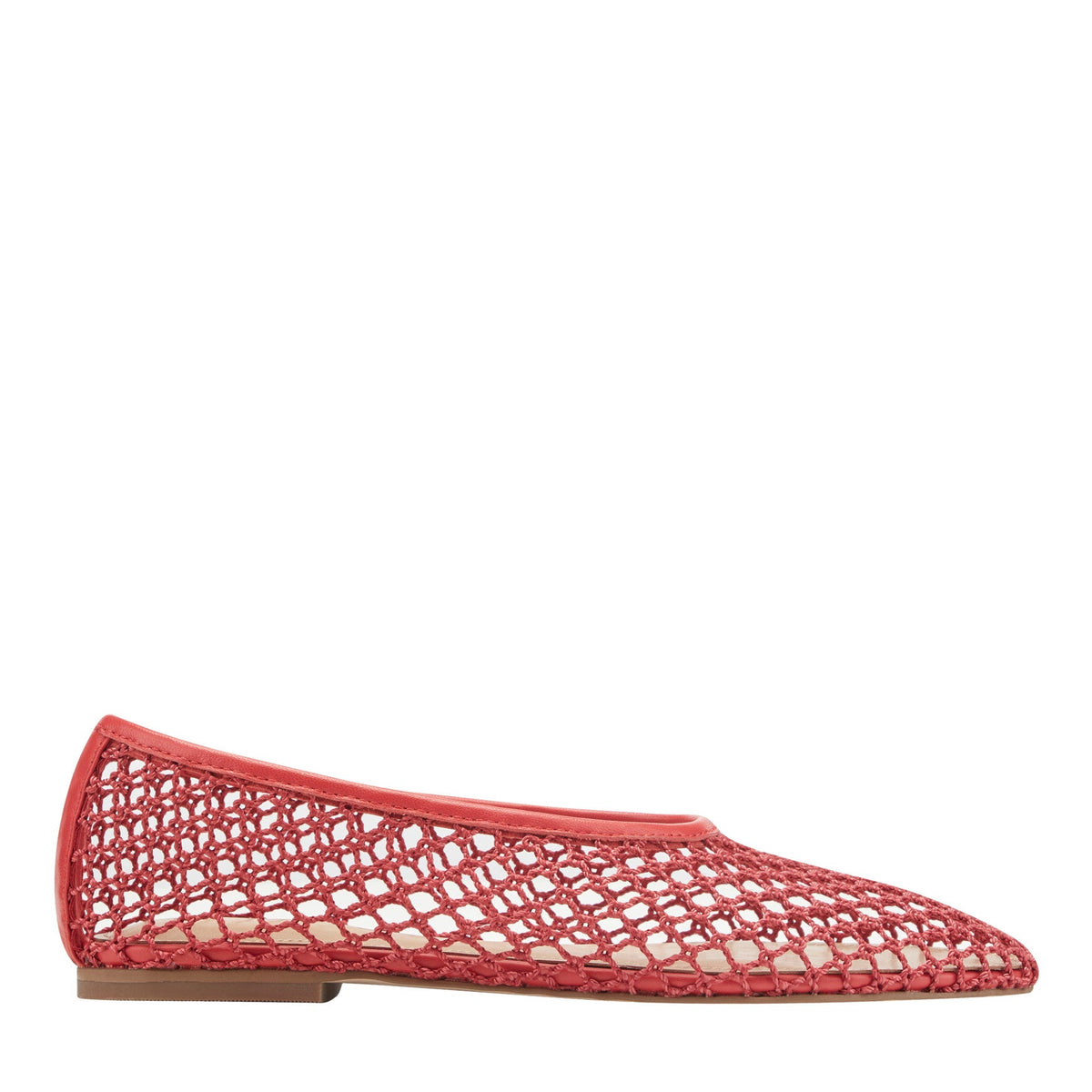 Jazlyn Mesh Ballet Flat - Red Mesh | Marc Fisher