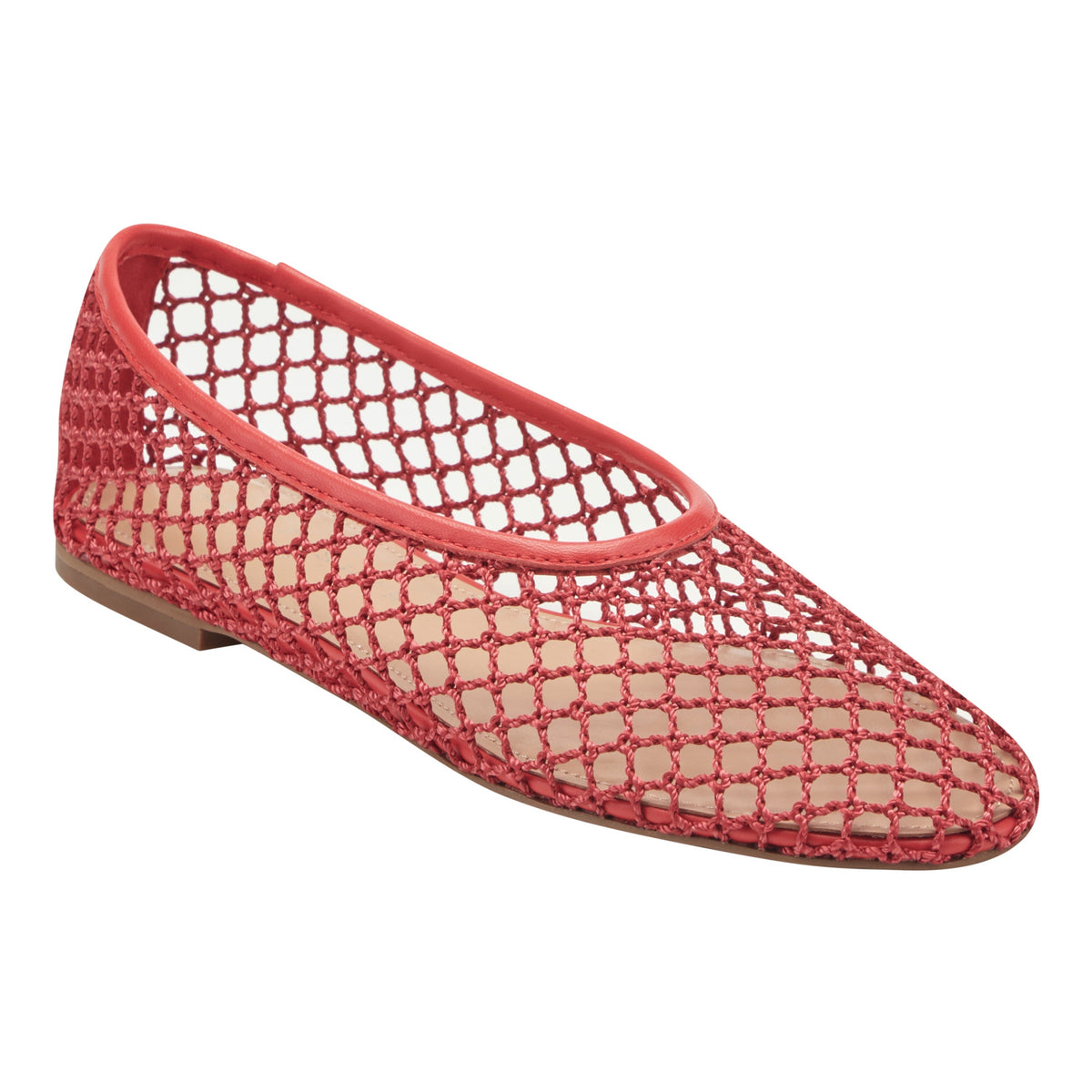 Jazlyn Mesh Ballet Flat - Red Mesh | Marc Fisher
