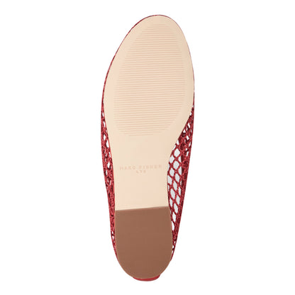 Jazlyn Mesh Ballet Flat - Red Mesh | Marc Fisher
