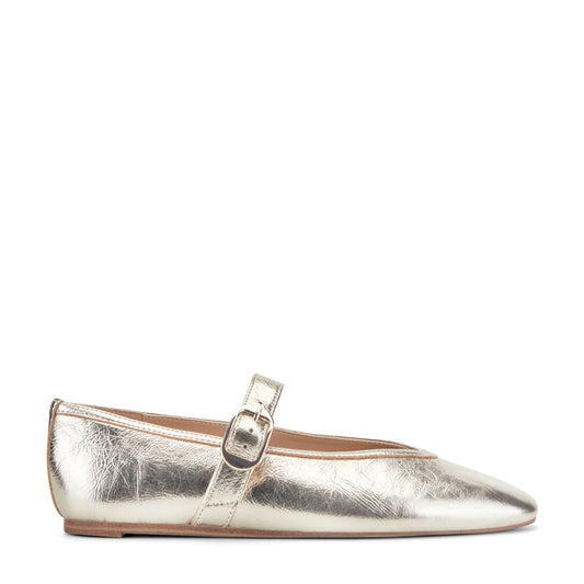 Godea Mary Jane Ballet Flat - Platino Leather | Marc Fisher