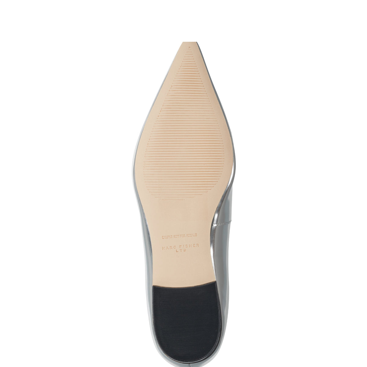 Trella Leather Mary Jane Flat - Silver Metallic | Marc Fisher