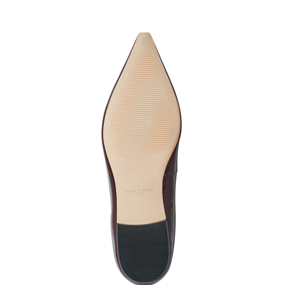 Trella Leather Mary Jane Flat - Dark Red Patent Leather | Marc Fisher