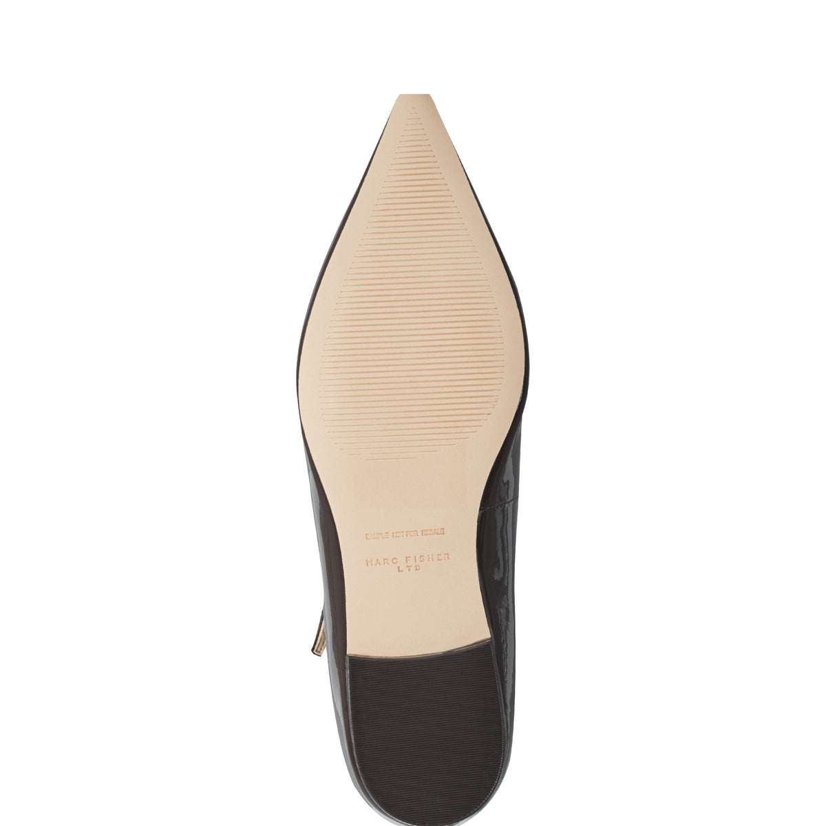 Trella Leather Mary Jane Flat - Brown Patent Leather | Marc Fisher
