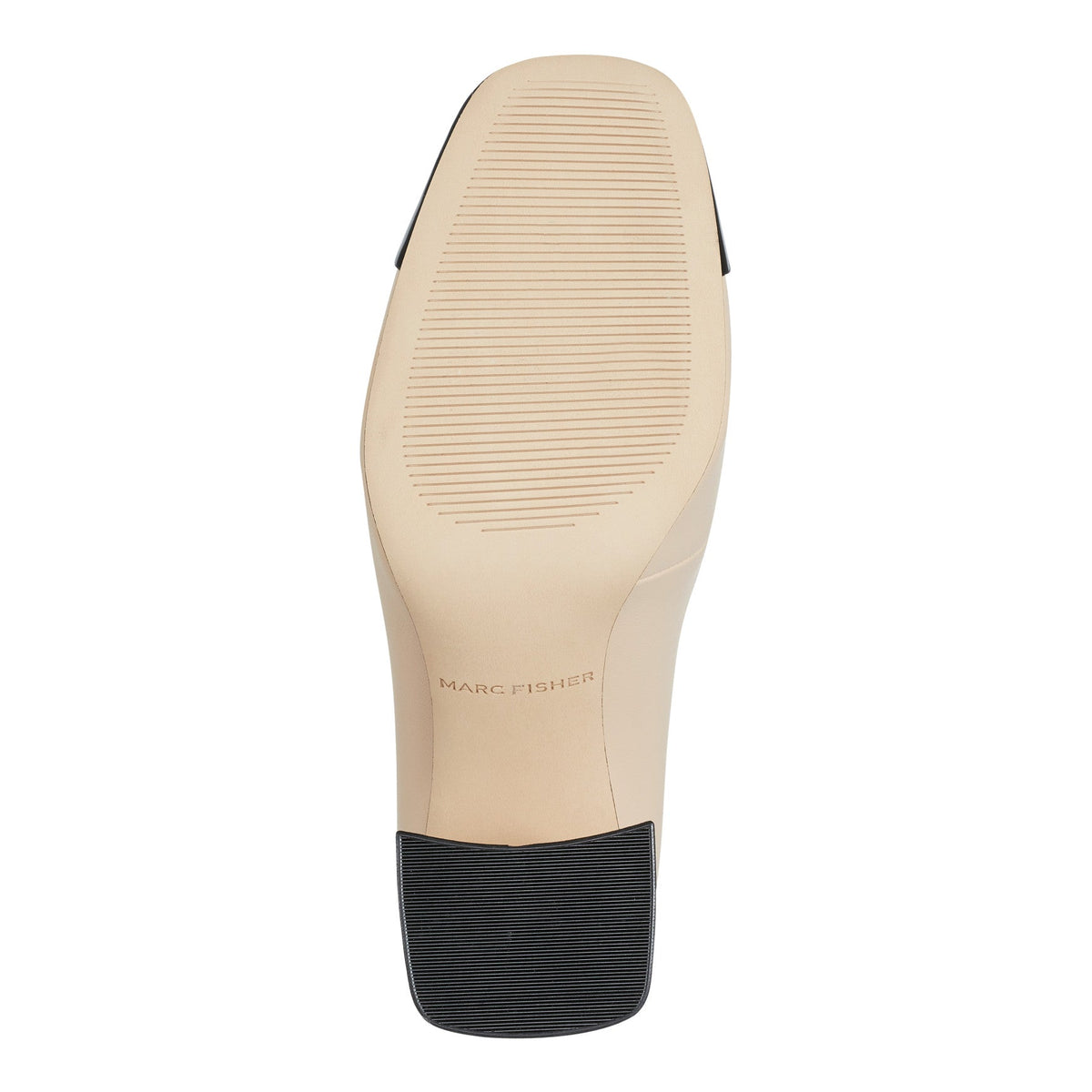 Charine Cap Toe Mary Jane - Natural/Black | Marc Fisher
