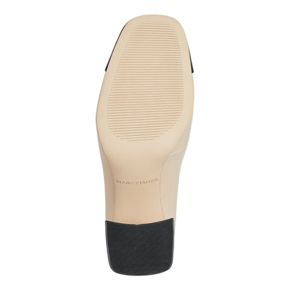 Charine Cap Toe Mary Jane - Natural/Black | Marc Fisher