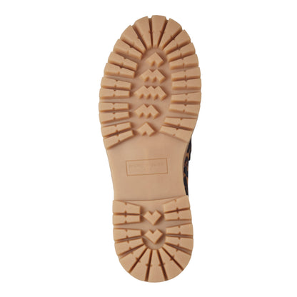 Norton Lug Sole Leather Loafer - Leopard Print Pony Hair | Marc Fisher