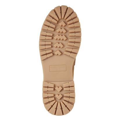 Norton Lug Sole Leather Loafer - Natural Suede | Marc Fisher