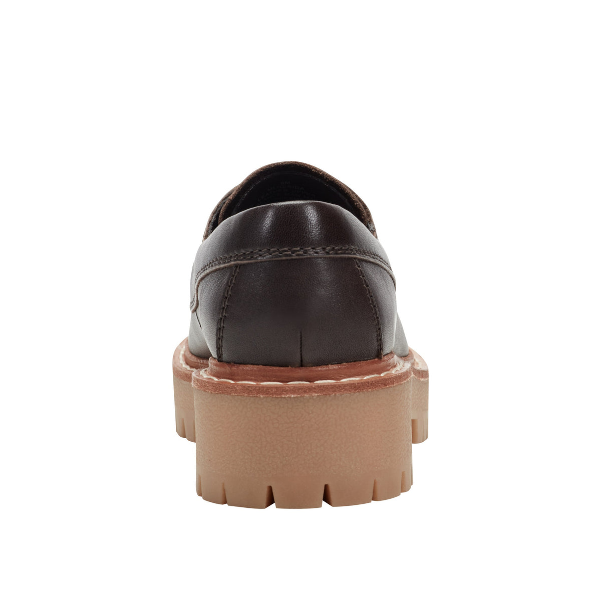 Nerida Lug Sole Leather Loafer - Dark Brown Leather | Marc Fisher