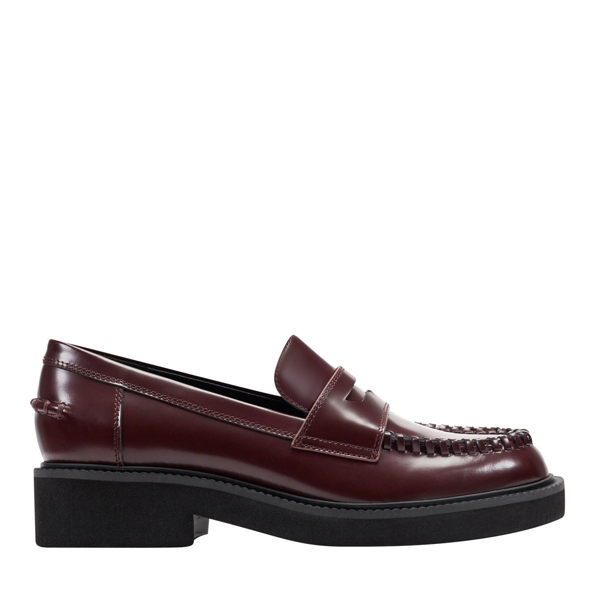 Dagman Casual Leather Loafer - Dark Red Leather | Marc Fisher