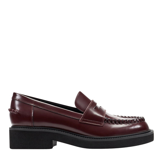Dagman Casual Leather Loafer - Dark Red Leather | Marc Fisher