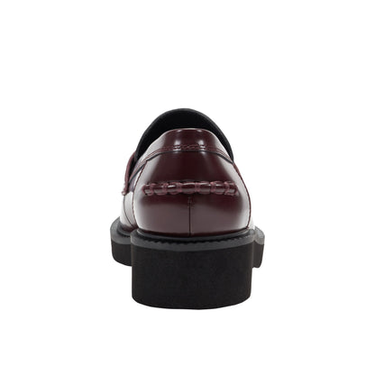 Dagman Casual Leather Loafer - Dark Red Leather | Marc Fisher