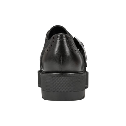 Remona Leather Monk Strap Loafer - Black Leather | Marc Fisher