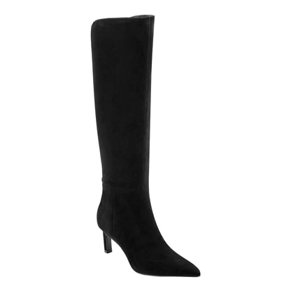 Esmee Leather Boot - Black Suede | Marc Fisher