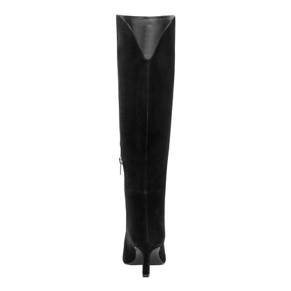 Esmee Leather Boot - Black Suede | Marc Fisher