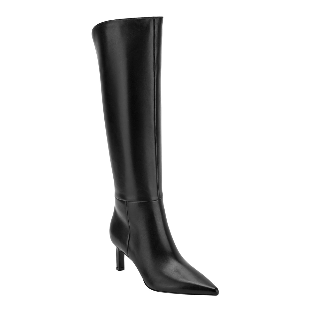 Esmee Leather Boot - Black Leather | Marc Fisher