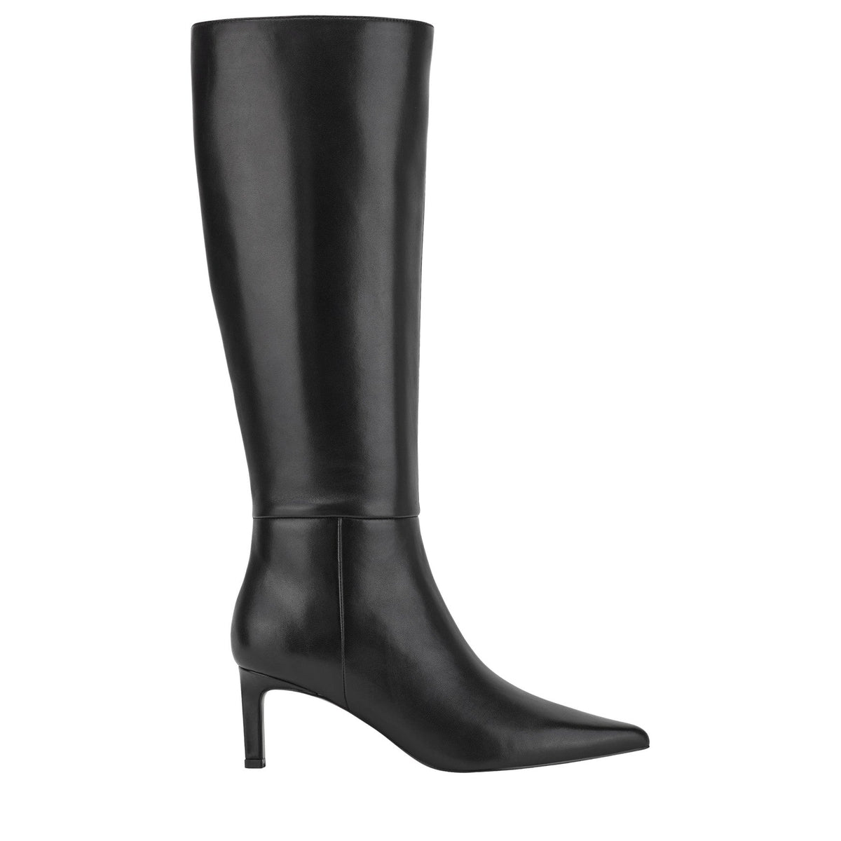 Eva Leather Boot - Black Leather | Marc Fisher