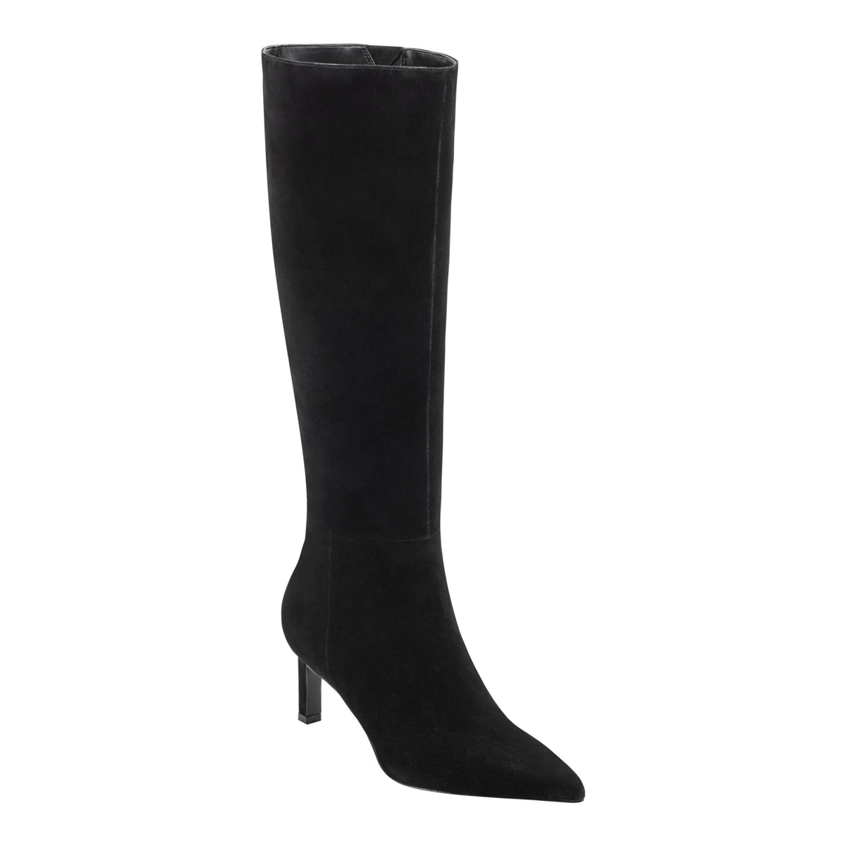 Eva Leather Boot - Black Suede | Marc Fisher