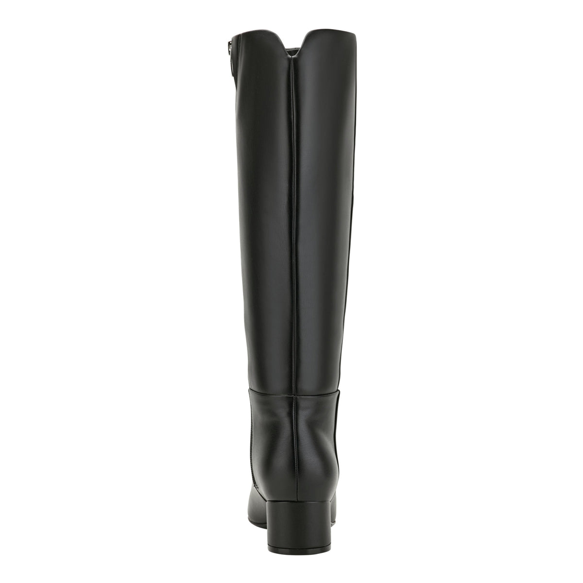 Gradia Wide Calf Block Heel Boot - Black | Marc Fisher