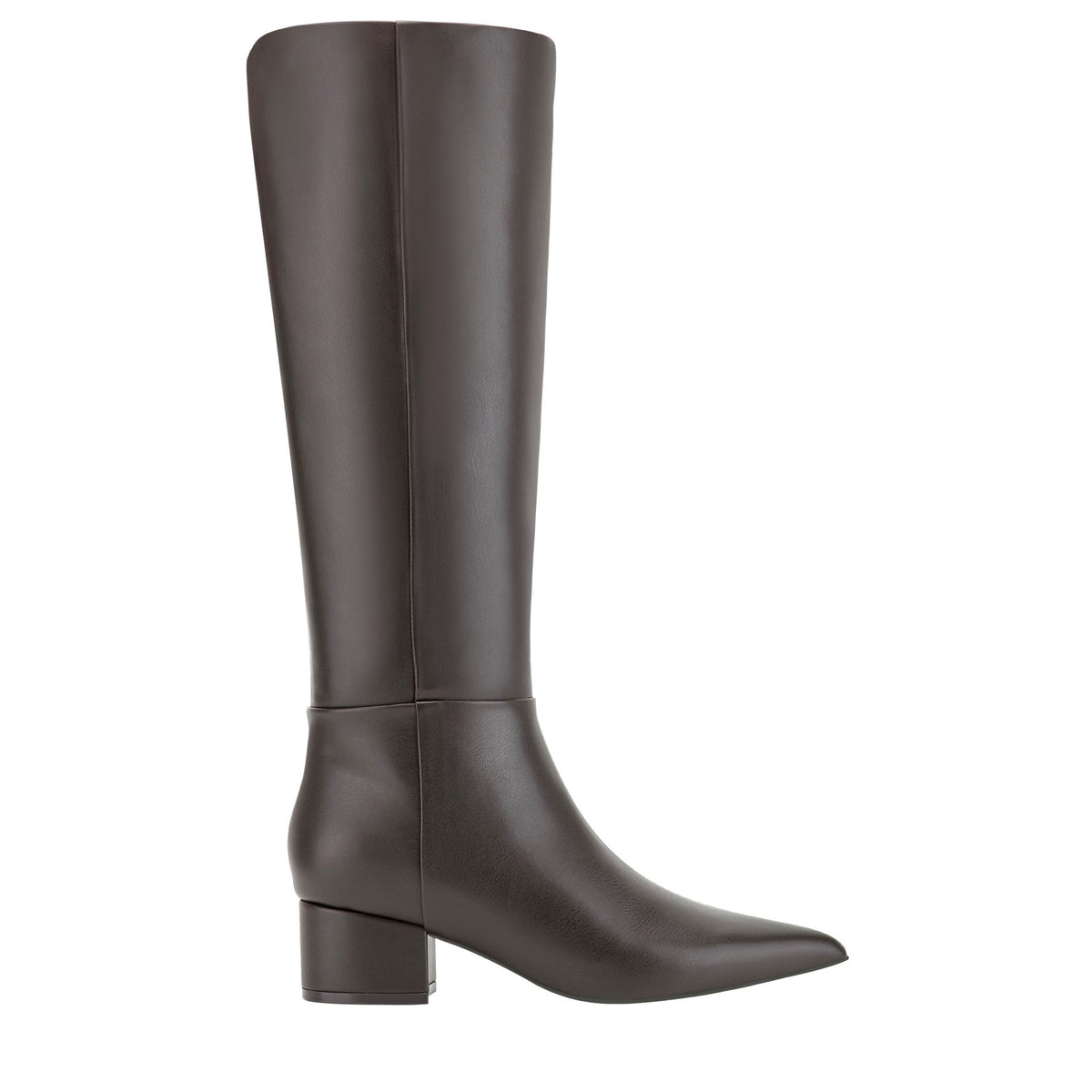 Gradia Block Heel Boot - Dark Brown | Marc Fisher