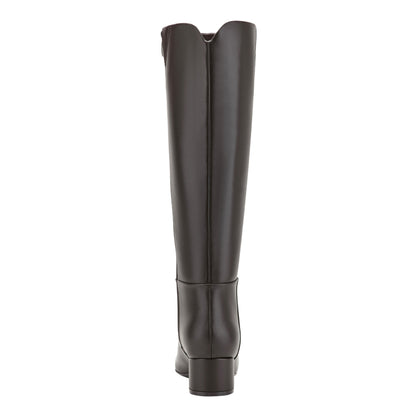 Gradia Block Heel Boot - Dark Brown | Marc Fisher