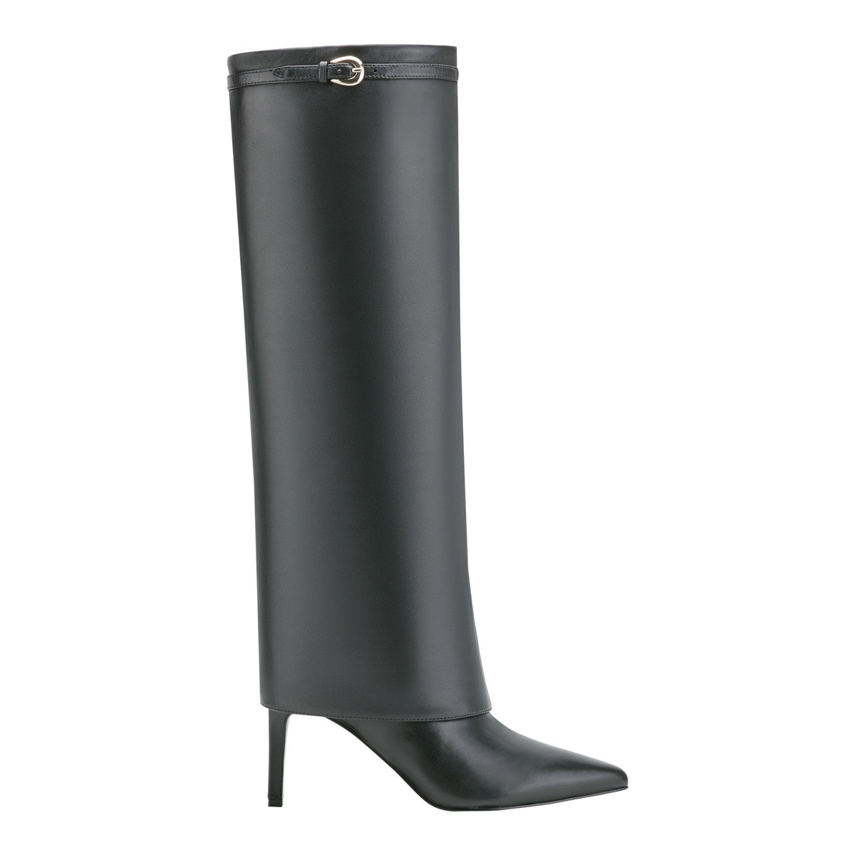 Naples Leather Boot - Black Leather | Marc Fisher
