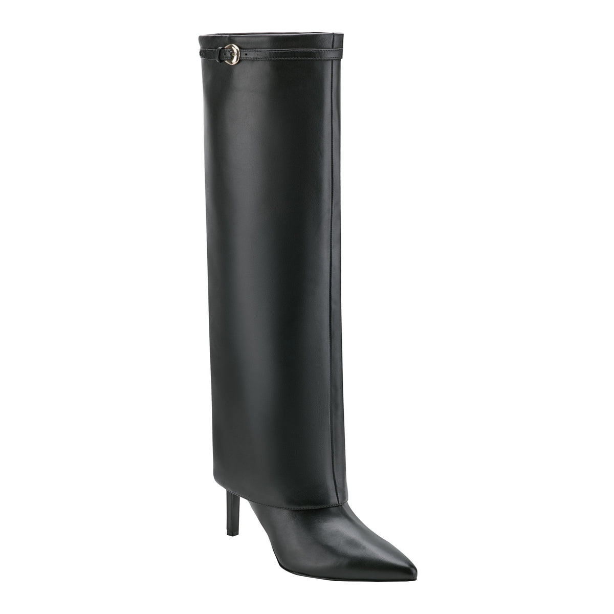 Naples Leather Boot - Black Leather | Marc Fisher