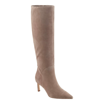 Sabrina Leather Boot - Taupe Suede | Marc Fisher